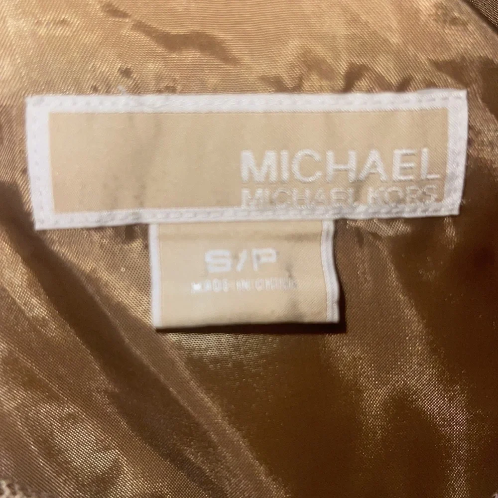 Michael Kors Metallic Tweed Cropped Jacket | Size Small